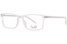 TLG Thin Light Glasses NU058 Titanium Eyeglasses Men's Full Rim Rectangle Shape