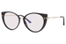 Tom Ford TF5815-B Eyeglasses Women's Full Rim Cat Eye