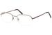 Tuscany Men's Eyeglasses 515 Half Rim Optical Frame