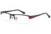 Tuscany Men's Eyeglasses 546 Half Rim Optical Frame