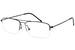 Tuscany Men's Eyeglasses 620 Half Rim Optical Frame