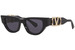 Valentino V-Due VLS-103 Sunglasses Cat Eye Shape