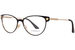 Versace 1277 Eyeglasses Women's Full Rim Cat Eye