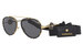 Versace VE2232 Sunglasses Women's Fashion Pilot w/Neck Strap