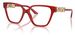 Versace VE3358B Eyeglasses Women's Full Rim Square Shape - Transparent Red-5476