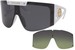 Versace VE4393 Sunglasses Shield Extra Interchangeable Lenses