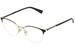 Versace VE1247 Eyeglasses Women's Semi Rim Round Shape