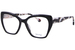 Woodys Jasmine Eyeglasses Women's Full Rim Butterfly Shape