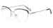 Zadig & Voltaire VZV314N Eyeglasses Women's Semi Rim Butterfly Shape