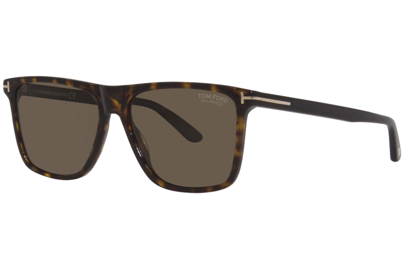 Tom Ford Sunglasses Men's Fletcher TF832 52H Classic Dark Havana-Brown  Polarized 