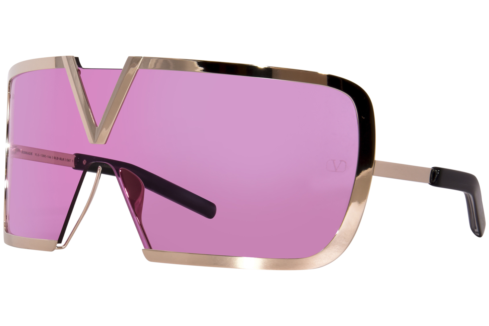 Valentino V - Romask Unisex Sunglasses - Gold