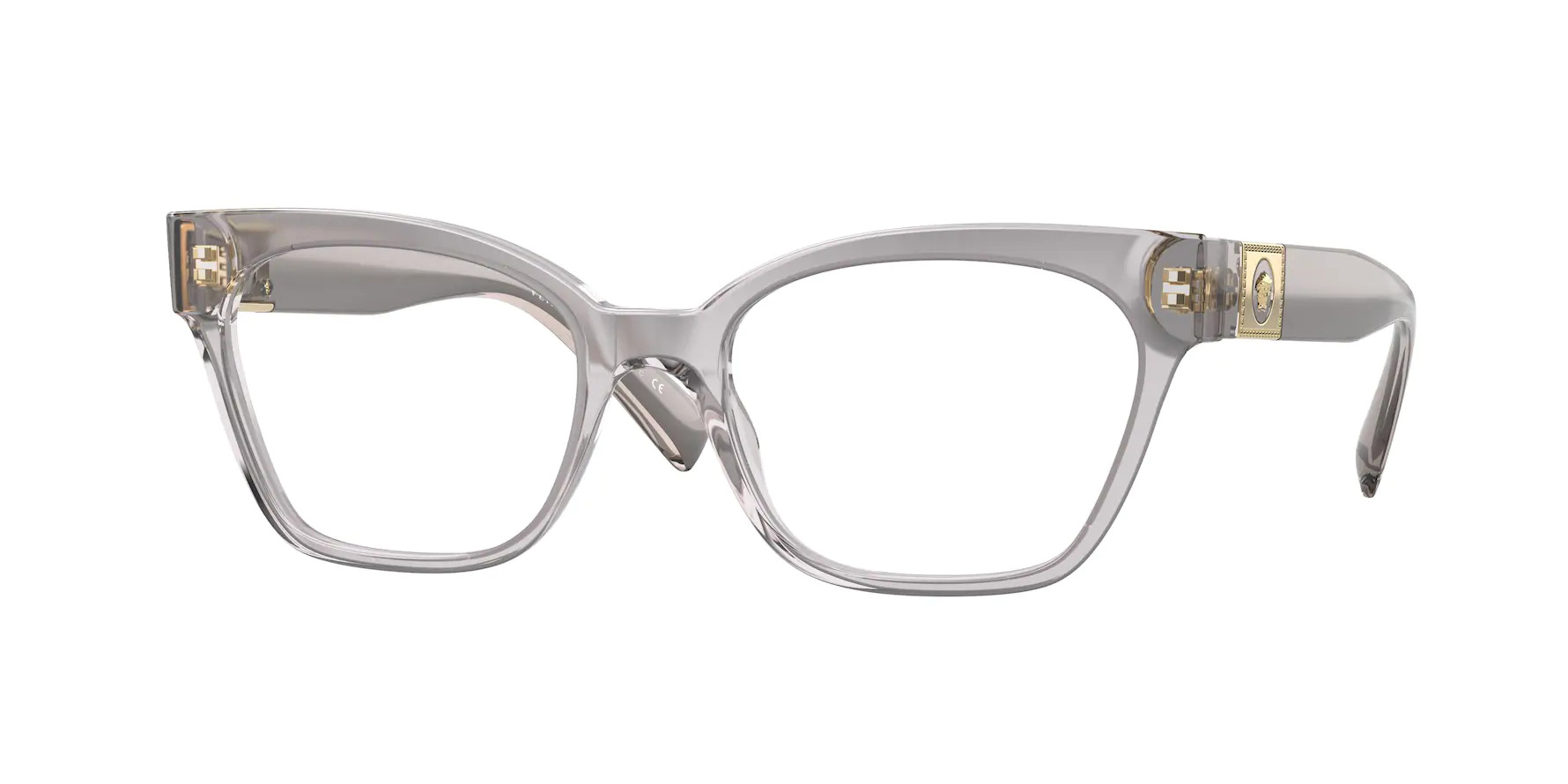 Cheapest VERSACE VE3294 593TRANSPARENT GREY EYEGLASSES