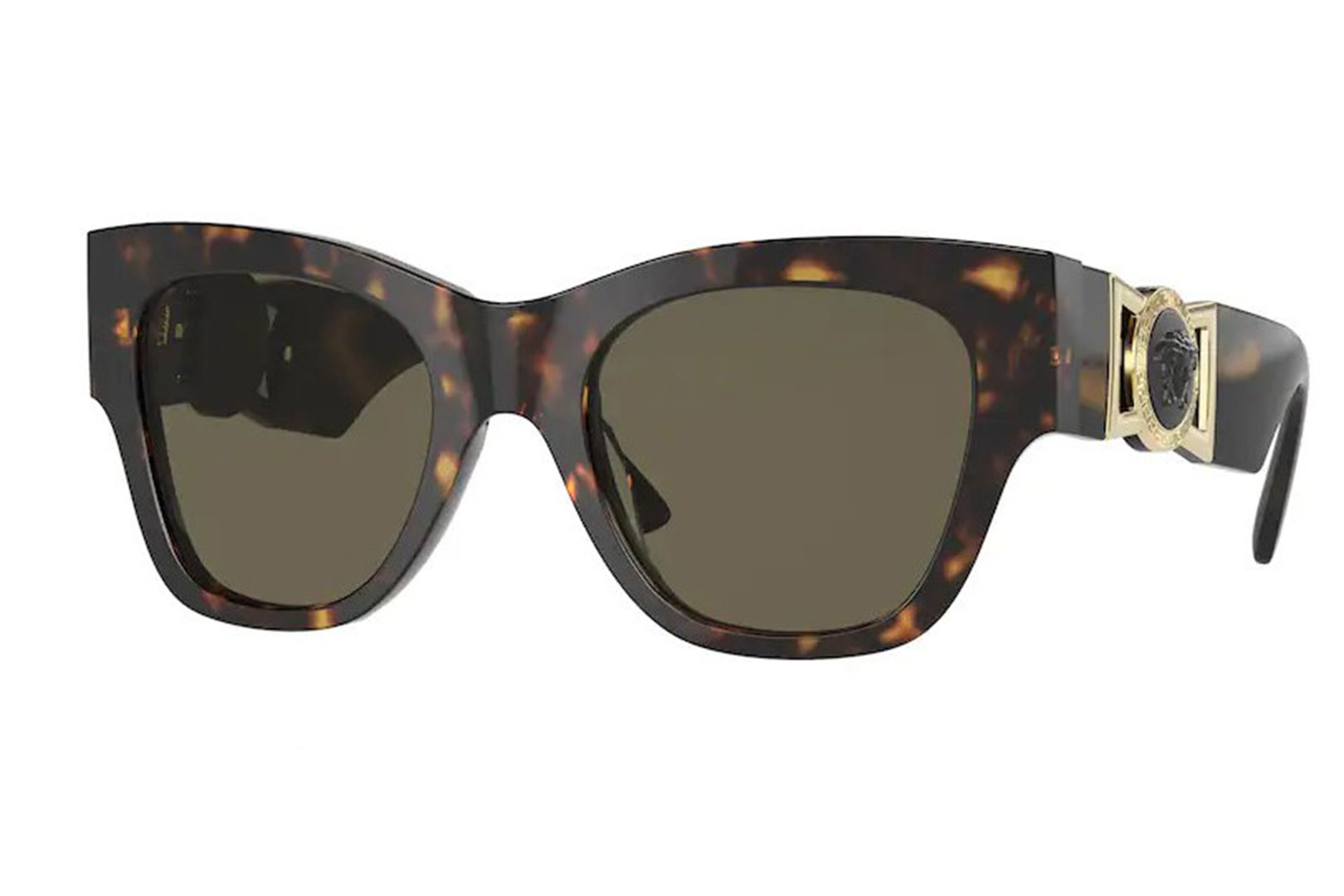 Versace VE4415U 108/3 Sunglasses Women's Havana/Brown Oval Shape 52mm