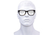 Tom Ford FT5970-B Eyeglasses Men's Full Rim Square Shape w/Clip On