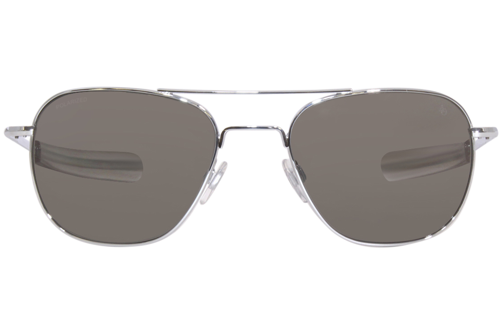 American Optical Original Pilot Gyg P Sunglasses Silver Grey Polarized 57 20 140