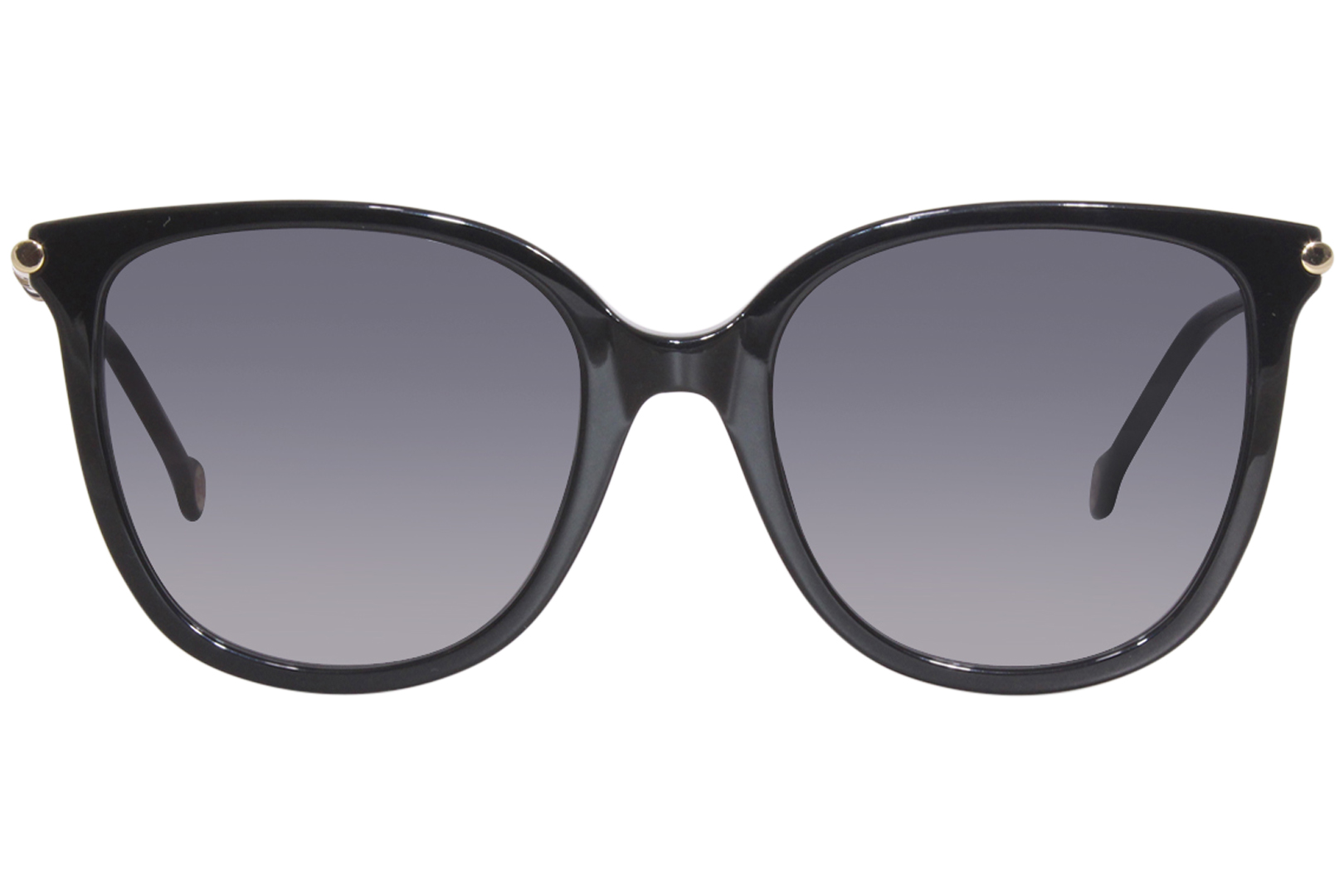 Carolina Herrera Ch 0023 S 8079o Sunglasses Women S Black Grey Shaded