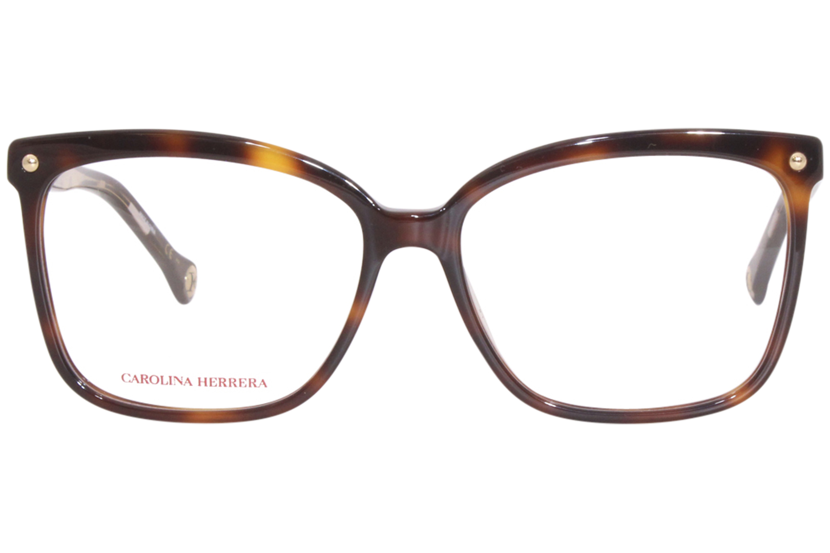 Carolina Herrera CH0012 05L Eyeglasses Women's Havana Full Rim 56-15 ...