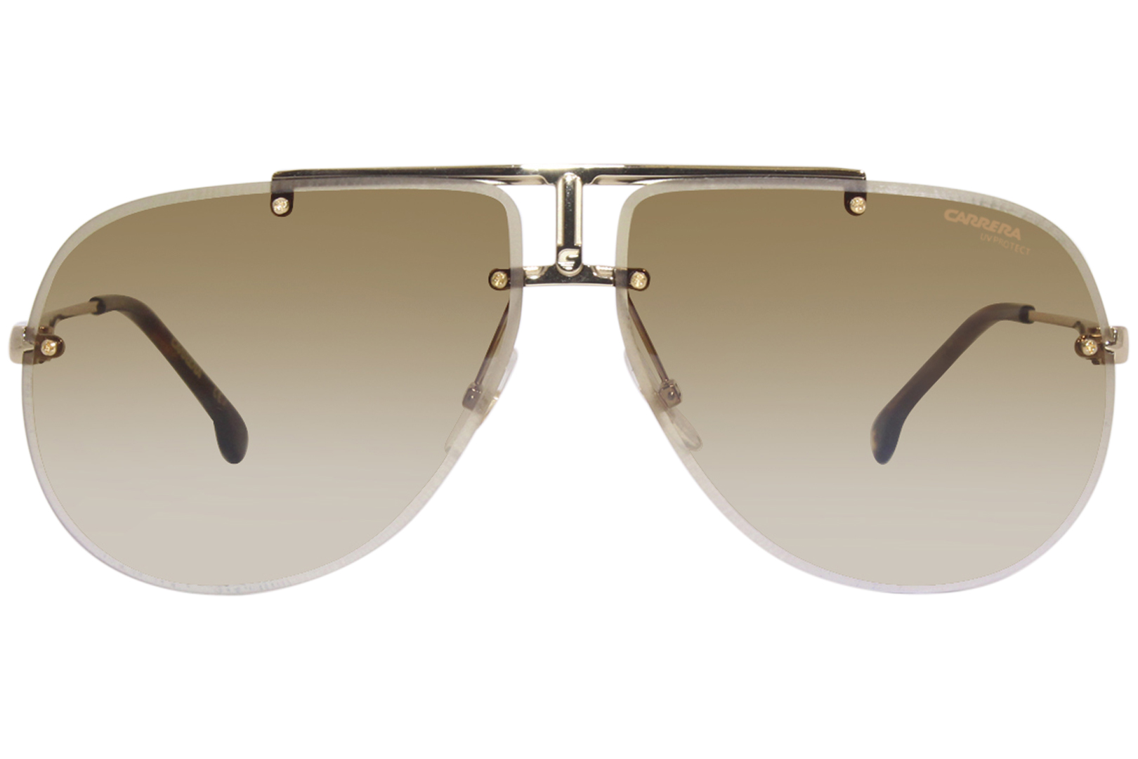 Carrera 1052/S 06J86 Sunglasses Gold/Havana/Brown Gradient Pilot 65-12 ...