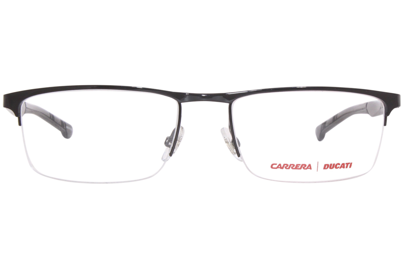 Carrera Ducati Carduc 009 807 Eyeglasses Men's Black Semi Rim 55-18-145 ...