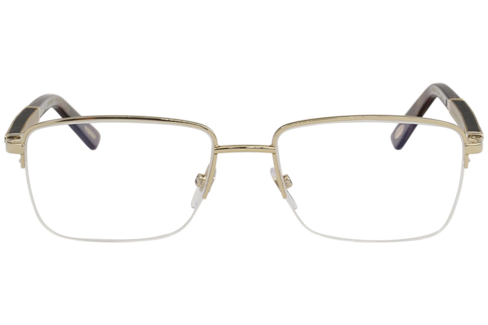 Chopard Eyeglasses VCHB75V VCHB 75 V 568L Gunmetal Wood Optical