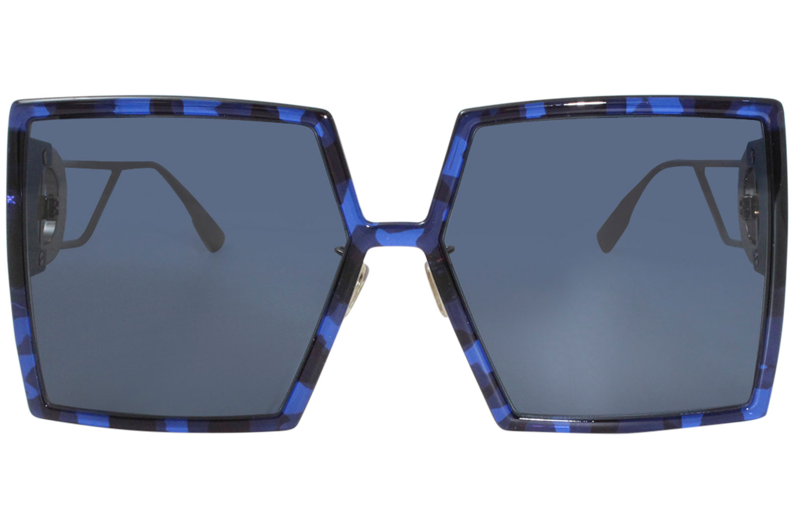 Dior Lady Dior Studs 3 F JBWKU Blue Havana Blue Sunglasses