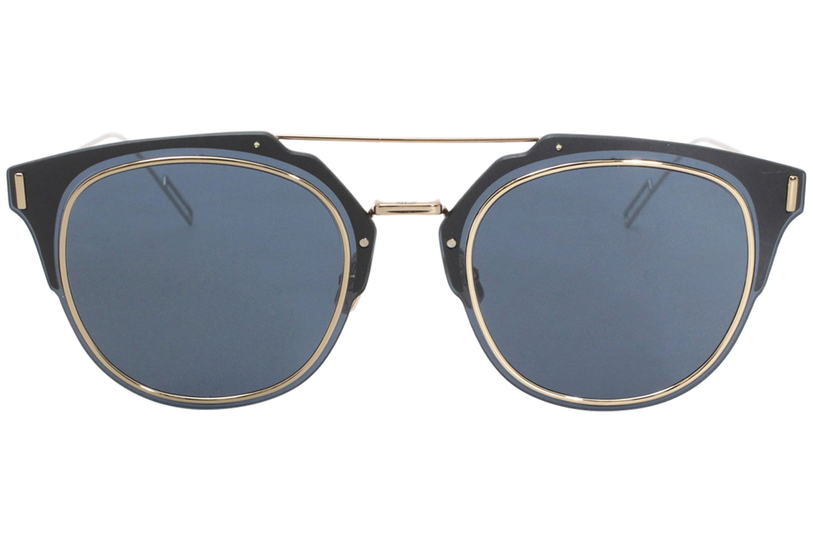 Dior Homme DiorComposit1.F DDBA9 Sunglasses Gold Copper Black Blue