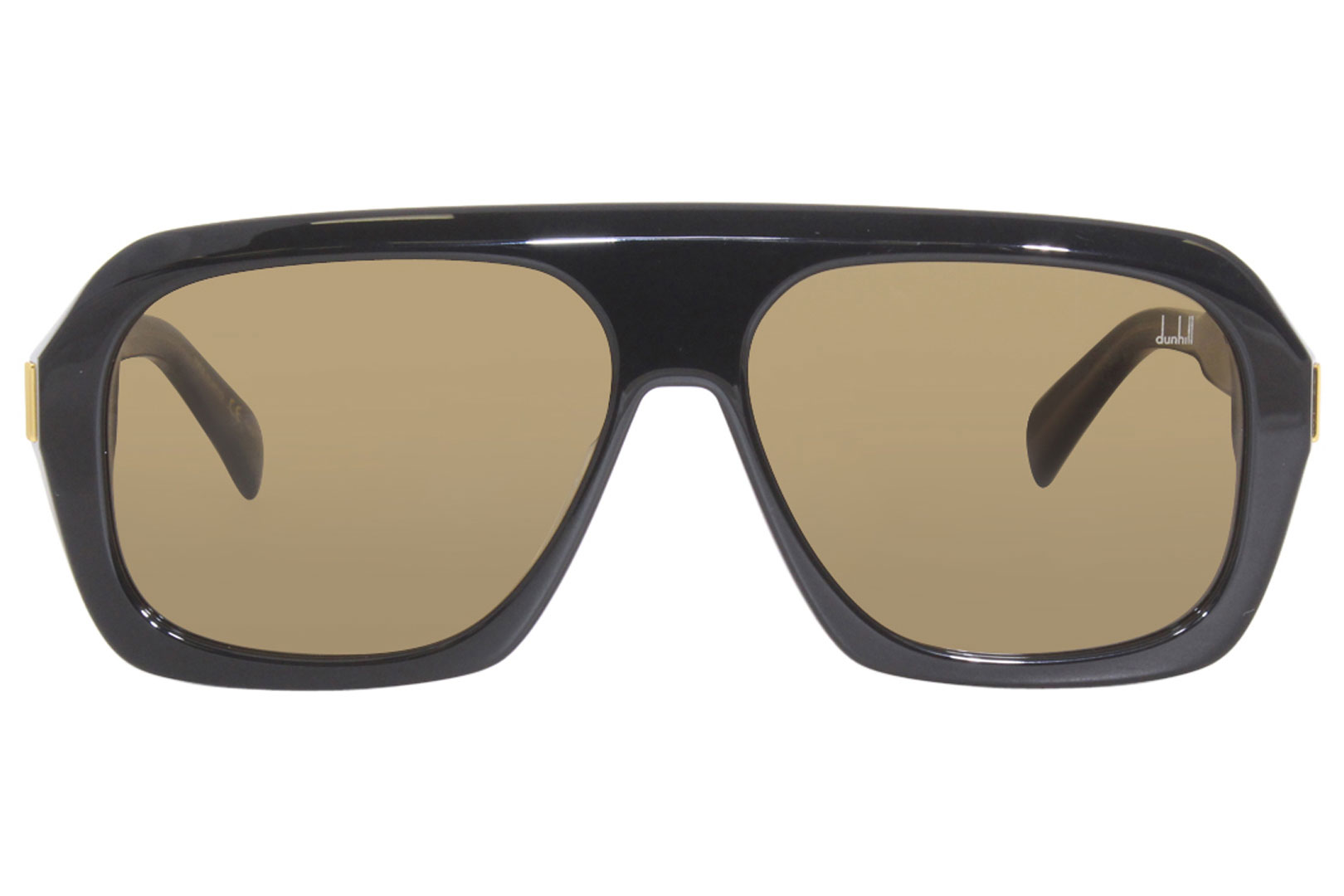 Dunhill Ferry DU0022S 001 Sunglasses Black/Brown Square Shape 59-14-145 ...