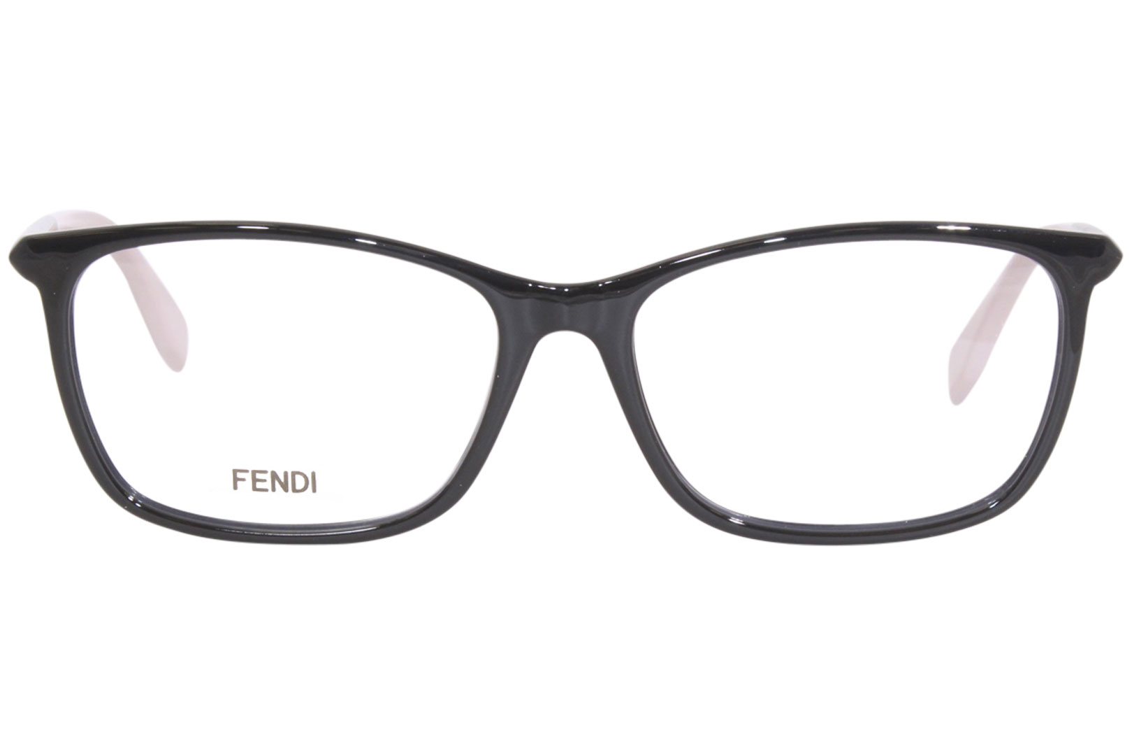 Fendi Ff0448 807 Eyeglasses Womens Black Full Rim Rectangle Shape 55 16 145