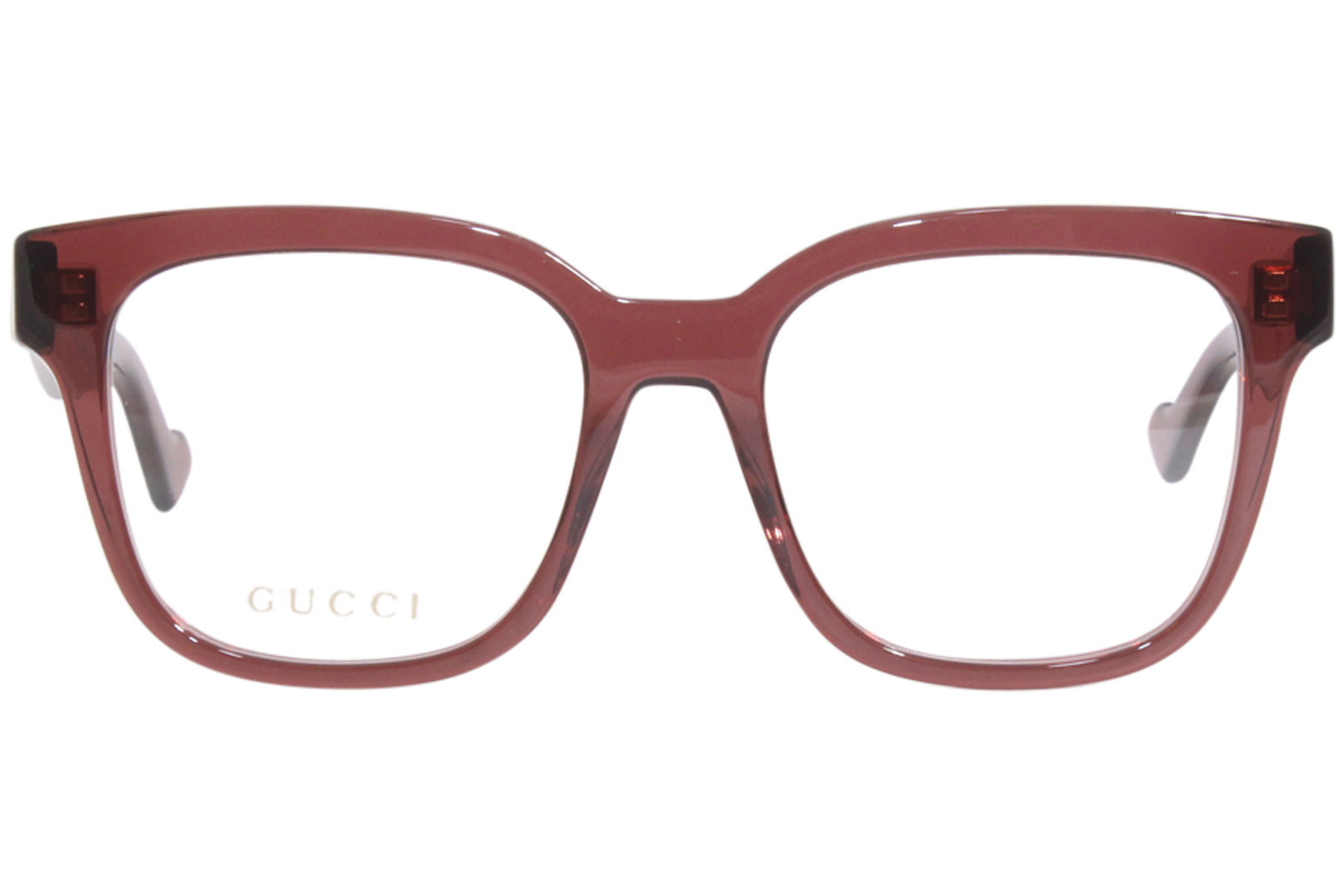 Gucci Eyeglasses Frame Women's GG0958O 006 Burgundy/Gold 52-18-145mm ...