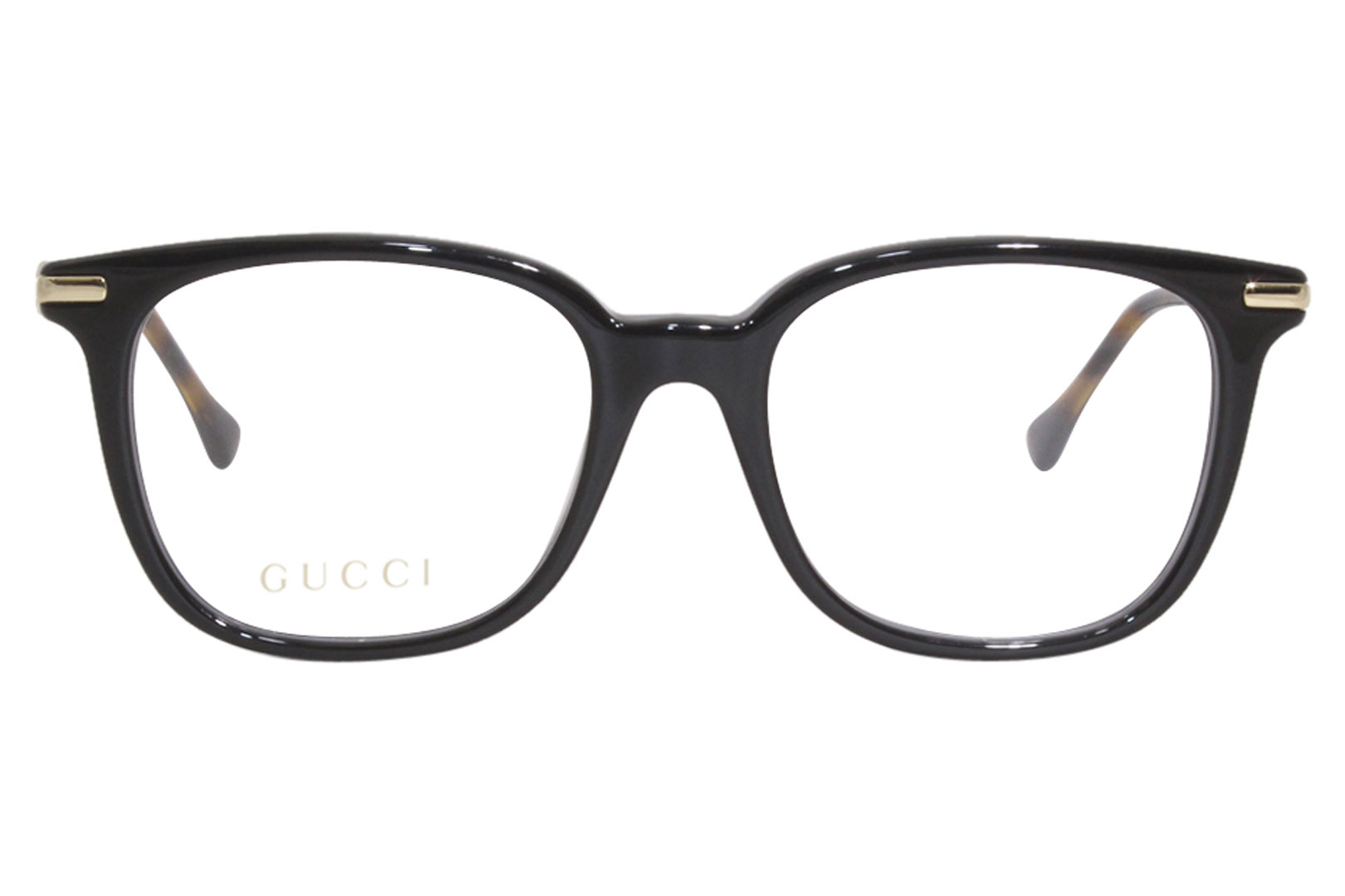 Gucci Gg0968o 001 Eyeglasses Women S Black Gold Full Rim Square 50mm