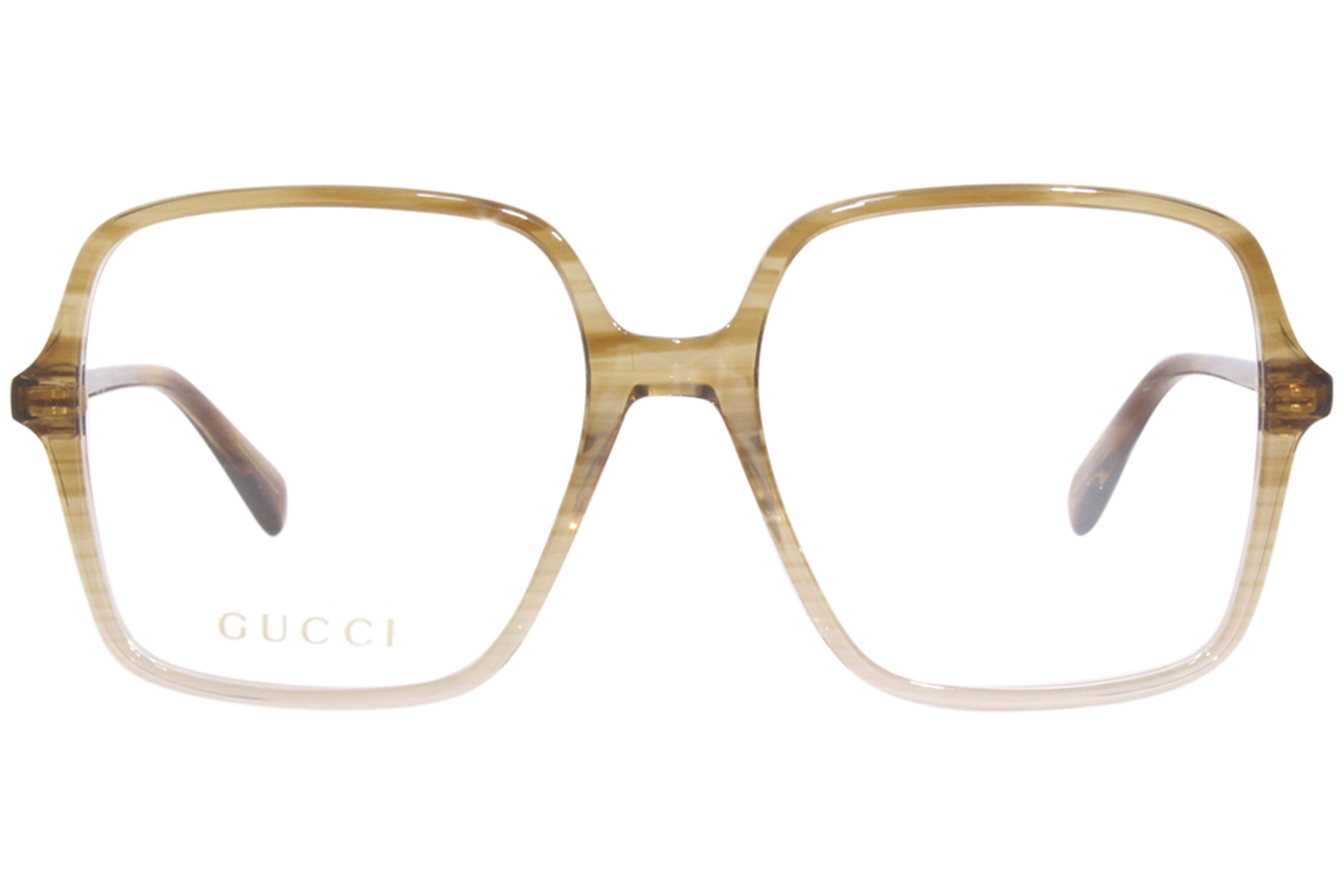 Gucci GG1003O 003 Eyeglasses Women's Brown Full Rim Square Shape 53-16 ...