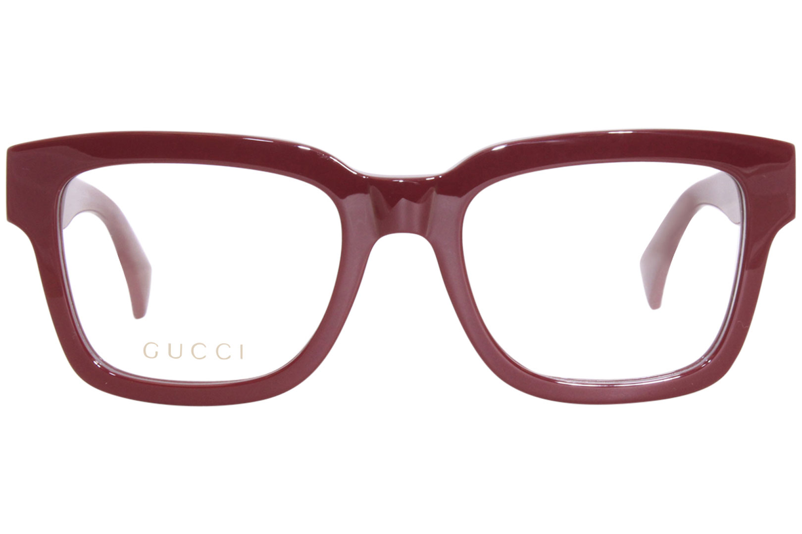 Gucci GG1138O 003 Eyeglasses Burgundy Full Rim Square Shape 52-20-145 |  