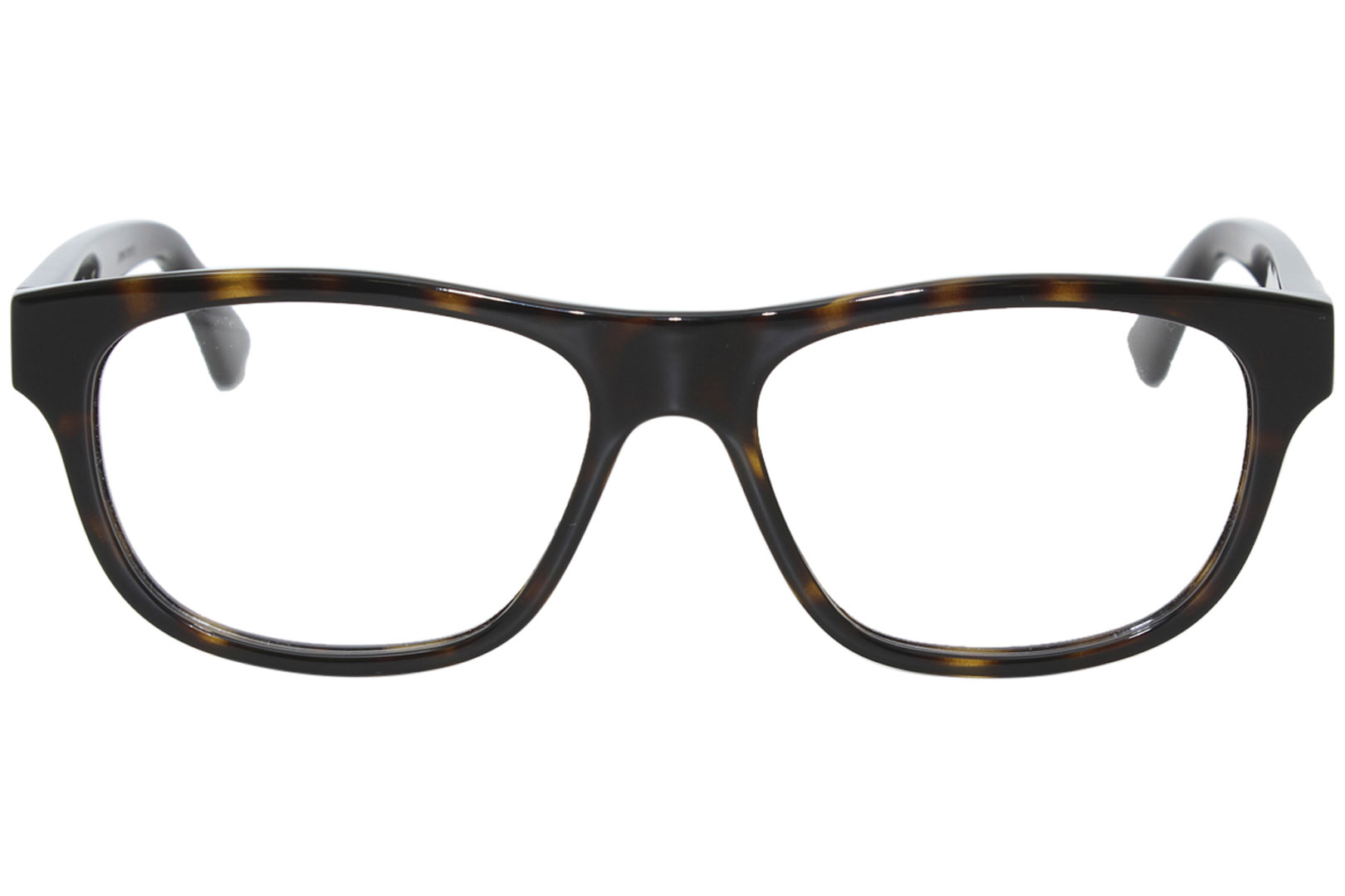 Gucci Gucci Logo Gg0768o 002 Eyeglasses Mens Havana Full Rim Optical Frame 54mm 