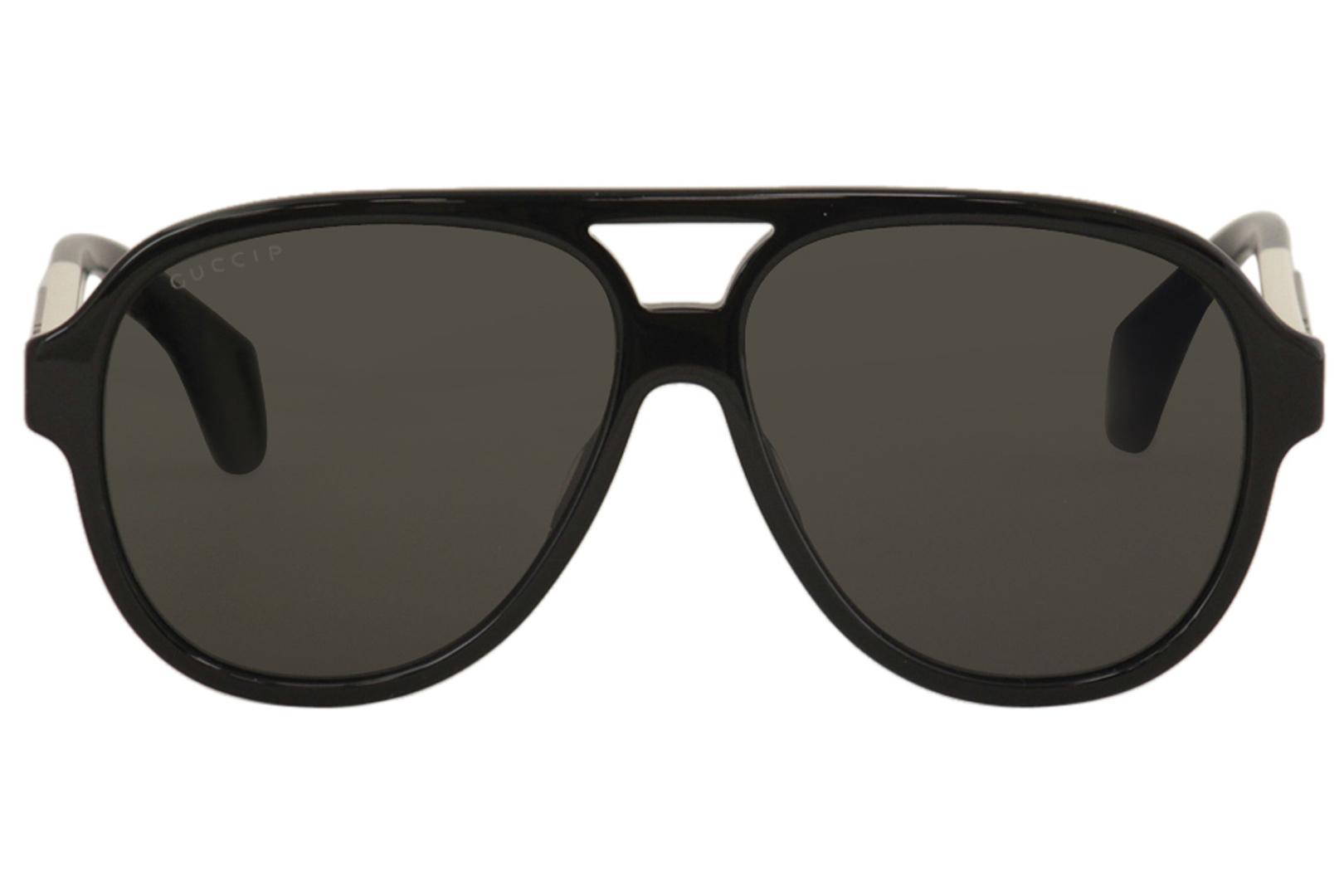 Gucci Men's GG0463S GG/0463/S Fashion Pilot Sunglasses | EyeSpecs.com