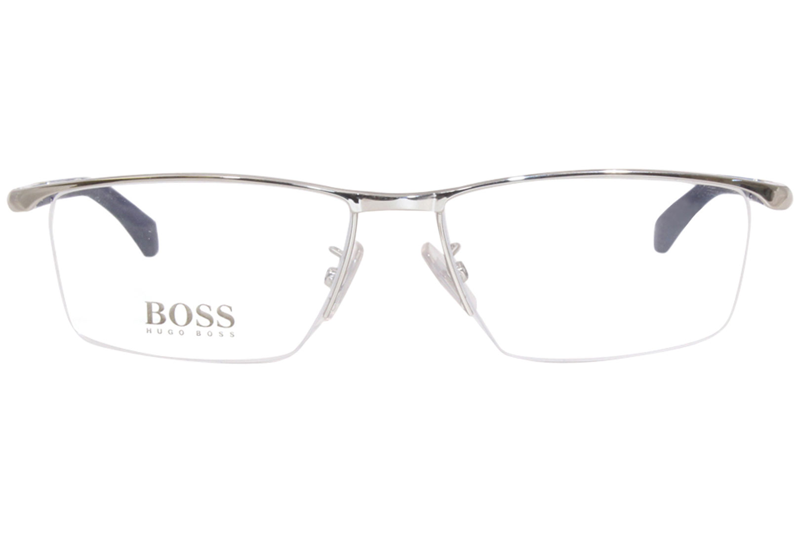 Hugo Boss 1104/F 010 Eyeglasses Men's Full Rim Rectangle Shape ...