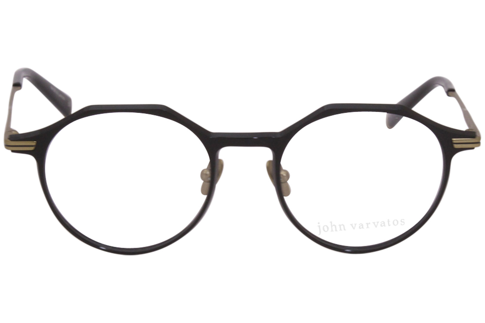 John Varvatos Eyeglasses Men's V413 Black 49-19-145mm | EyeSpecs.com