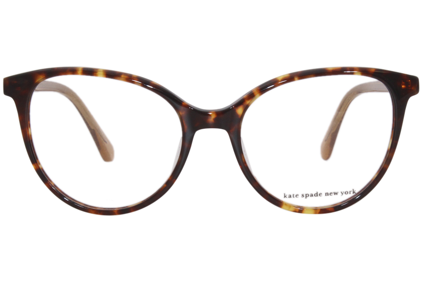 Kate Spade Adelle 086 Eyeglasses Women's Havana Full Rim Round Shape 51 ...