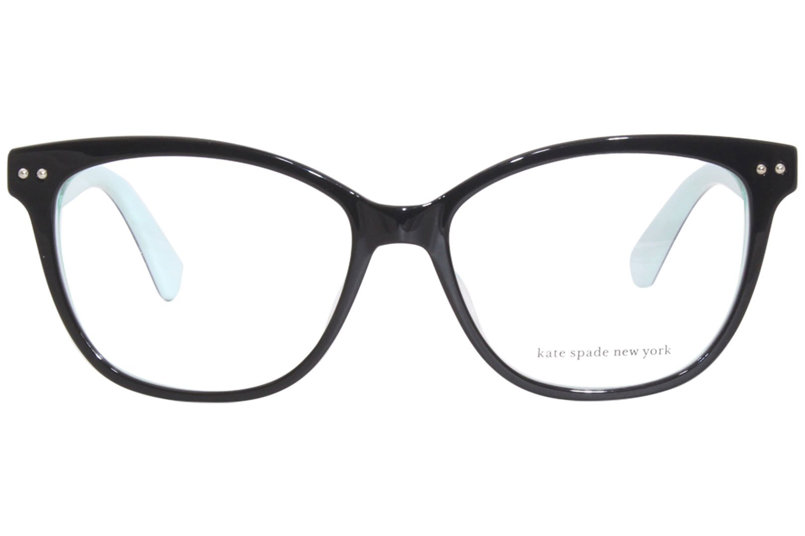 Kate Spade Adrie D51 Eyeglasses Women's Black/Blue Full Rim Square