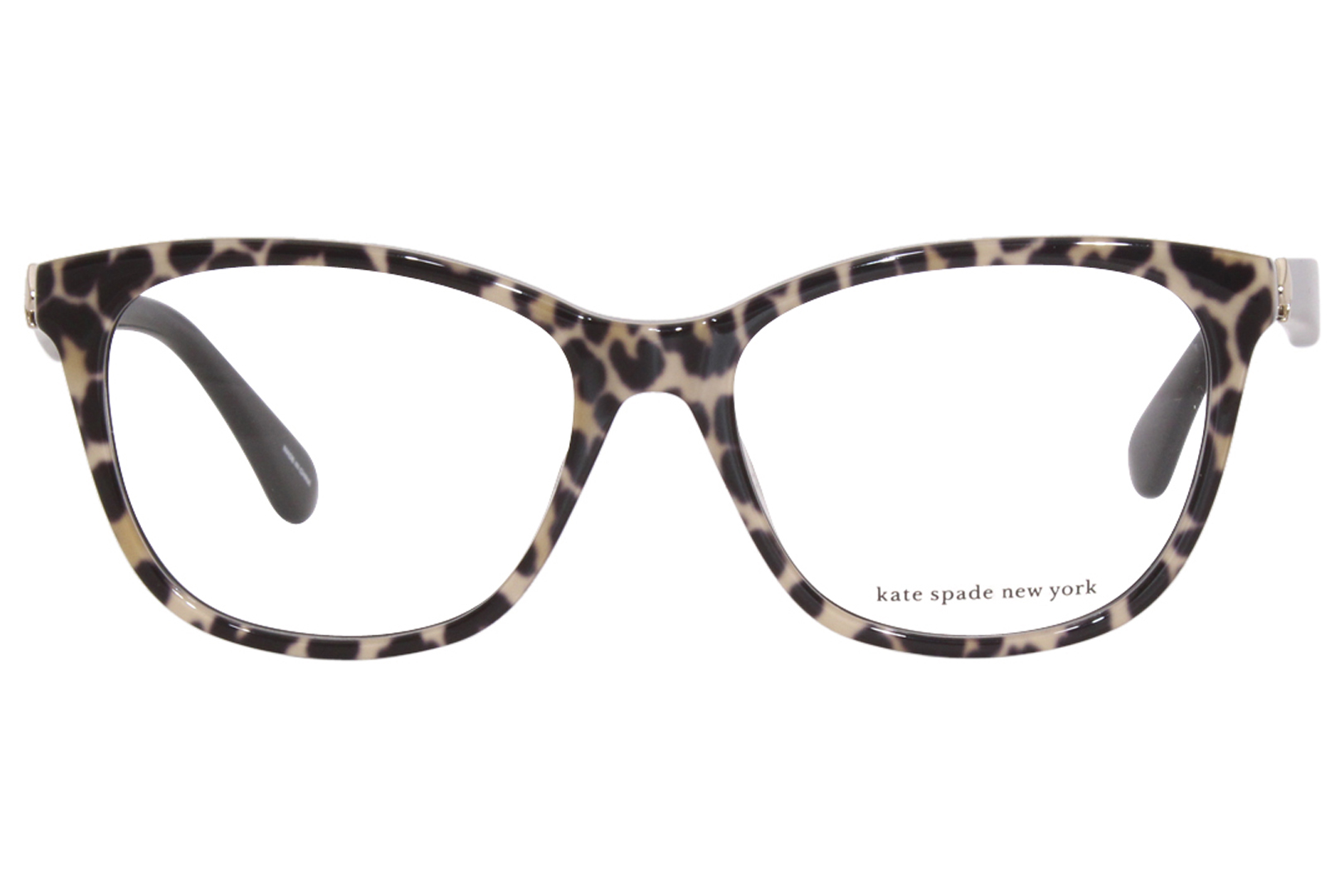 Kate Spade Atalina INA Eyeglasses Women's Black Pattern Full Rim 51-16-140  