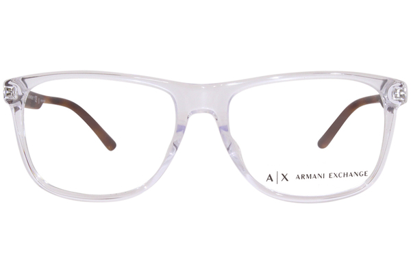 Armani exchange clear frames best sale