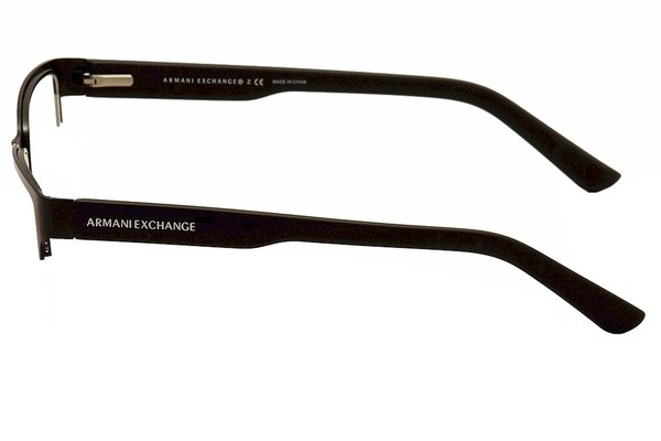 Armani Exchange Men's Eyeglasses AX1014 AX/1014 Half Rim Optical Frame |  