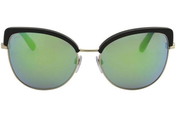 Bulgari - Cat-eye Sunglasses - Black/Gold – Shop It