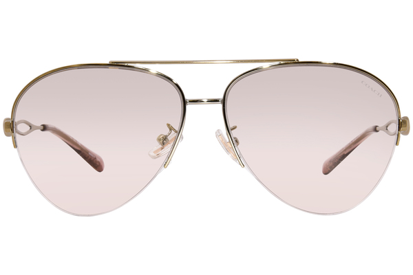 Gold Metal Star Pilot Sunglasses For Women And Men Pink Gradient