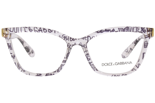 Dolce & Gabbana DG5076 3314 Eyeglasses Women's Trans/Graffiti Full Rim ...