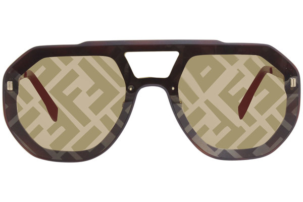 Fendi FE40006U Brown & Tortoise Sunglasses