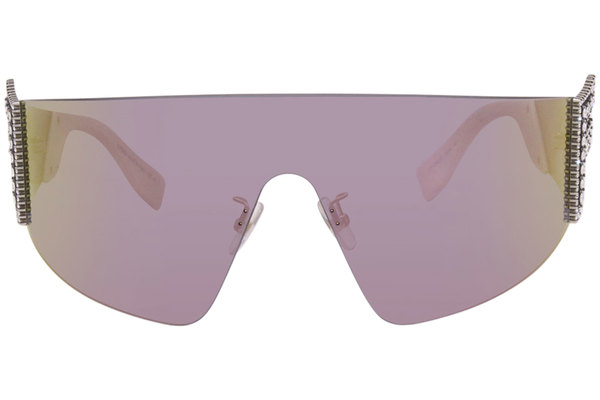 Fendi - FF 0382/S Black Shield Women Sunglasses - 99mm