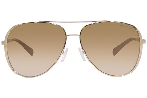 MICHAEL KORS MK1101B 101413 Light Gold Pilot 60 mm Women's Sunglasses