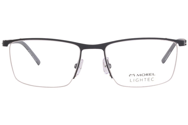 Morel Eyeglasses Frame Men's Lightec 30213L NG06 Black/Grey 54-18-145 ...