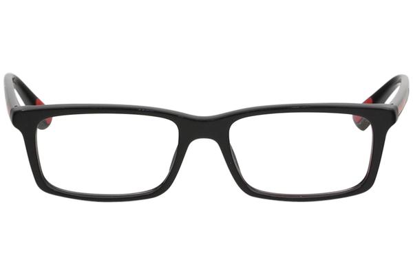 Prada Linea Rossa Eyeglasses PS02CV PS 02 CV 1AB1O1 Black Optical