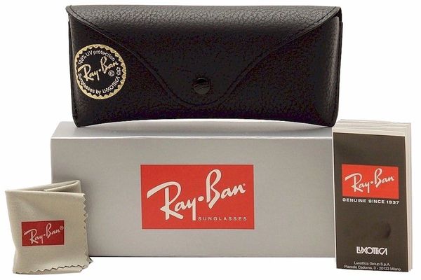 Ray Ban John RB2194 954/62 Sunglasses Striped Havana/Blue 51-18